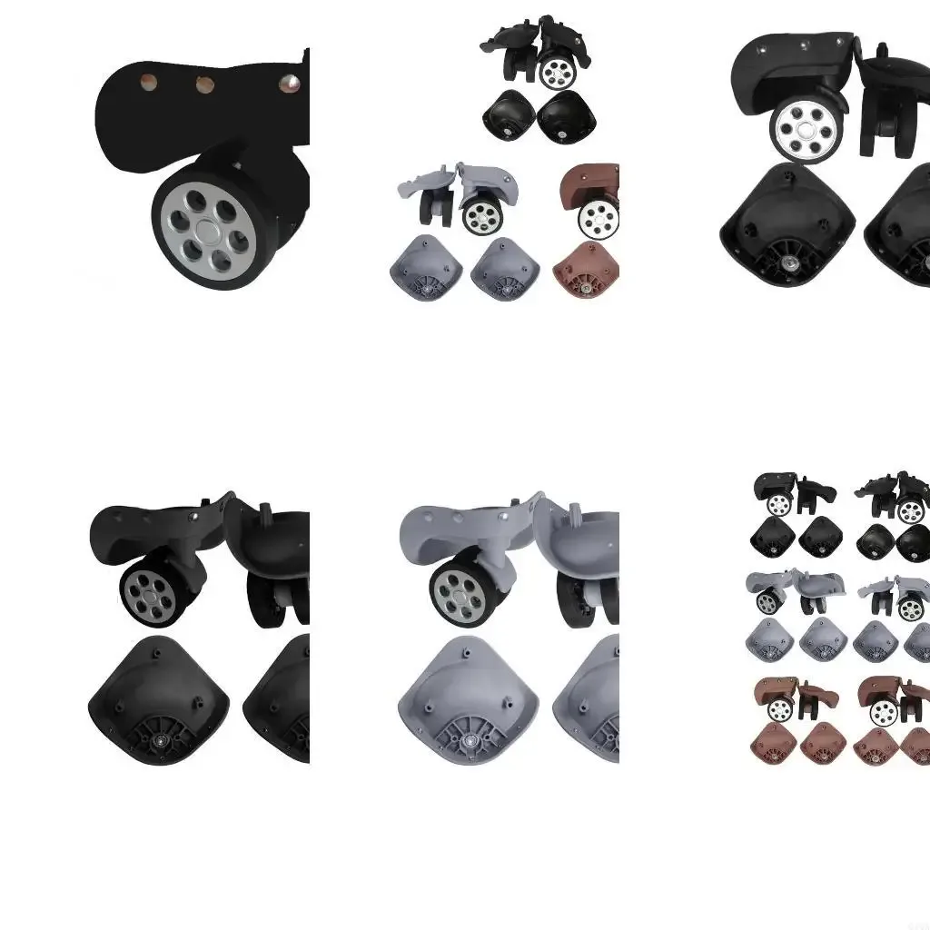 q1qa 1 paire valises à bagages a79, roulettes pivotantes, accessoires réparation pour