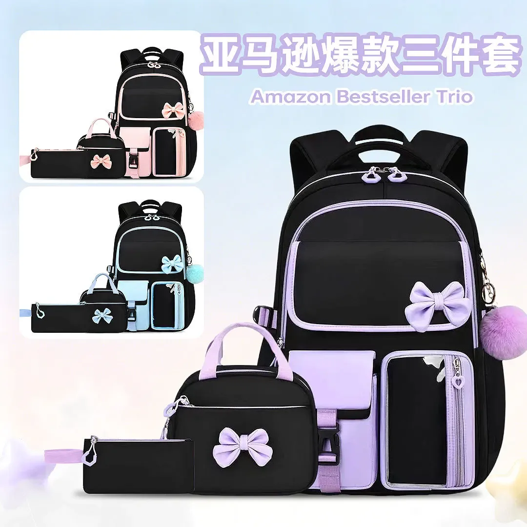Sacs d'école primaire pour filles, cartable Kawaii léger pour enfants, sac à dos pour livres, sac à dos de voyage, Mochilas, cadeaux