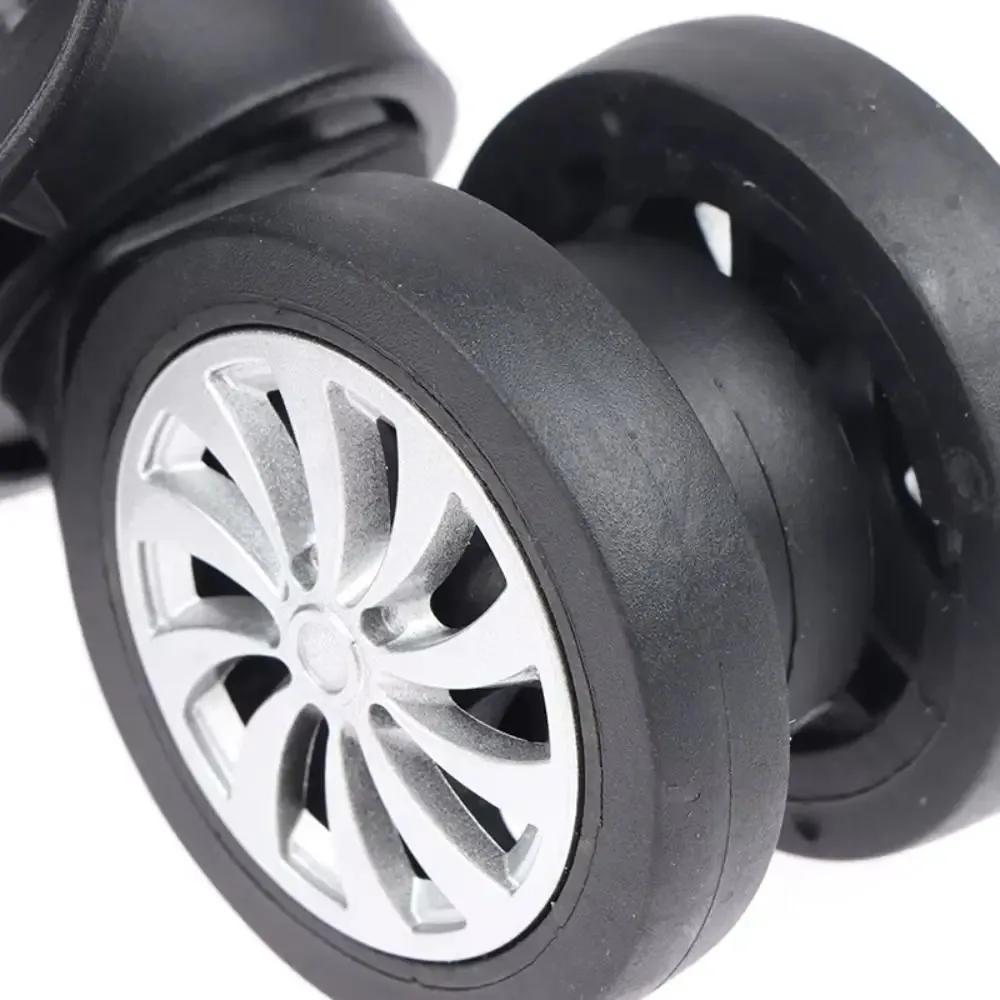 roues valise plastique noires pivotantes silencieuses organisateurs légers travail manuel accessoires remplacement bagage voyager