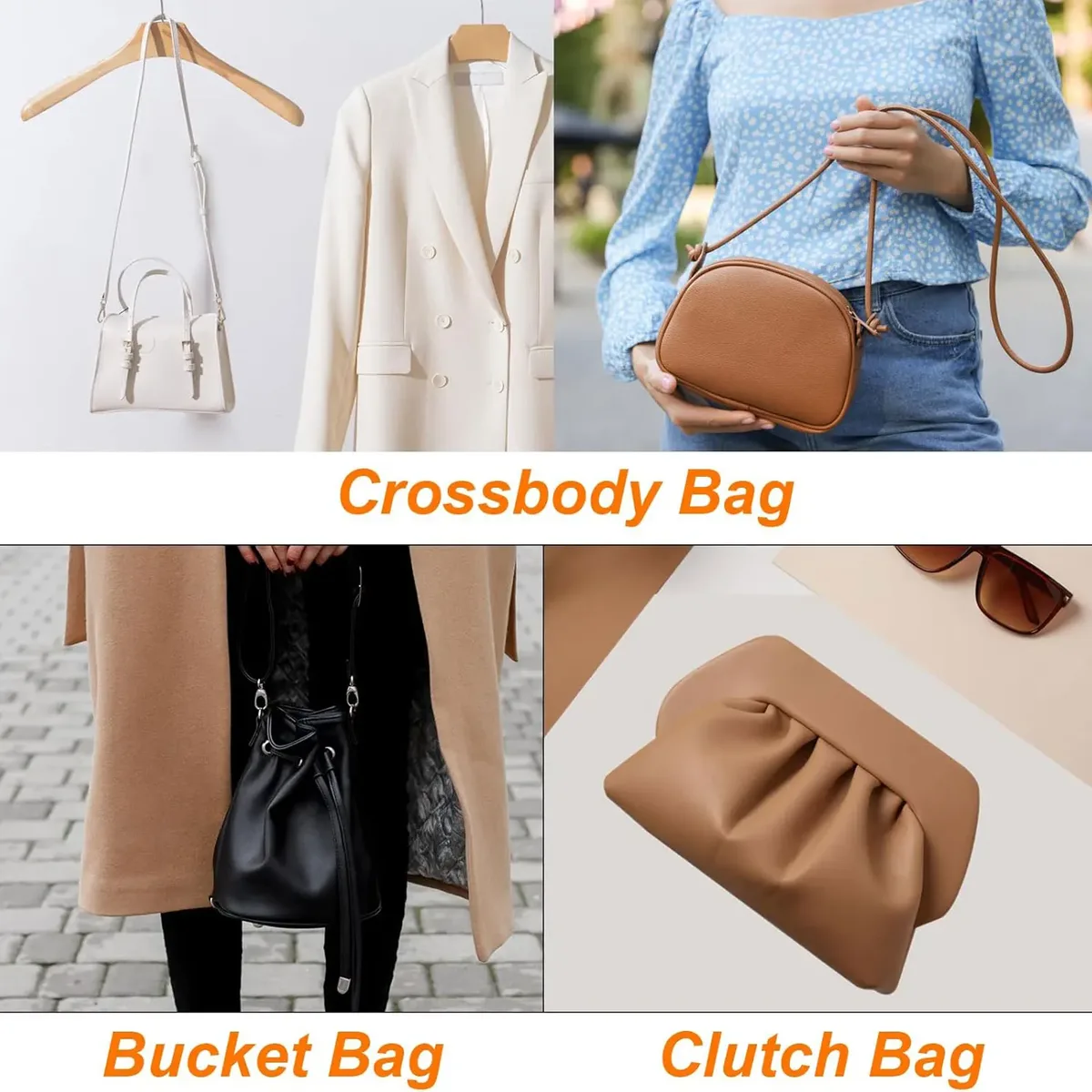 1 pièces longue bandoulière en cuir sac à bandoulière réglable ceinture de remplacement sac à main sangle accessoires bricolage sac ceinture pour sacs à main