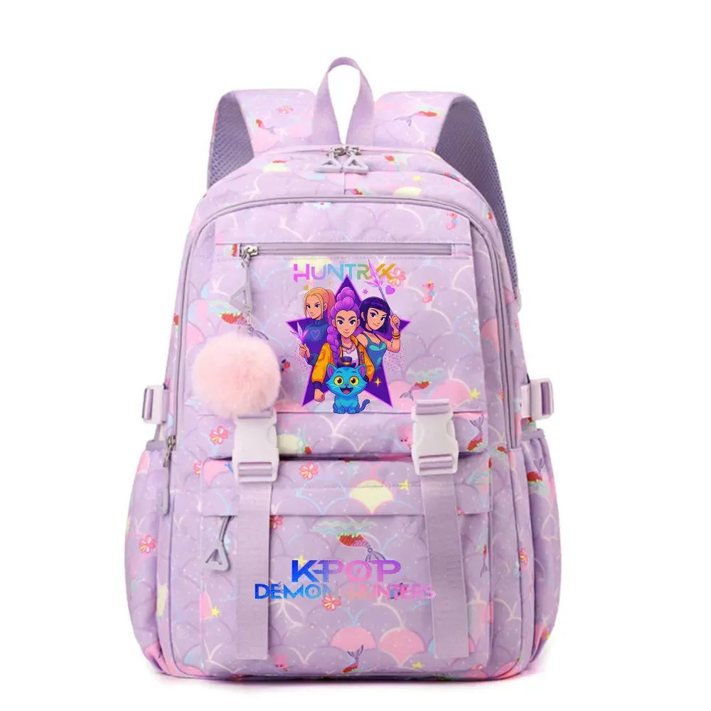 sacs à dos kpop demon hunters, sacs d'école légers pour ordinateur portable, sacs d'école pour adolescentes, sacs d'école pour femmes, filles et enfants