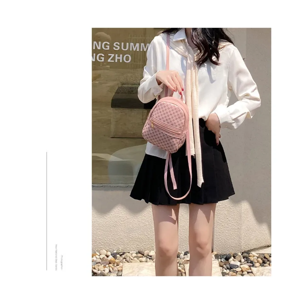 sac à main en pu pour femmes, couleur unie, épaule simple, nouvelle marque tendance, mignon, sac à bandoulière et sac à dos décontracté, style frais et doux