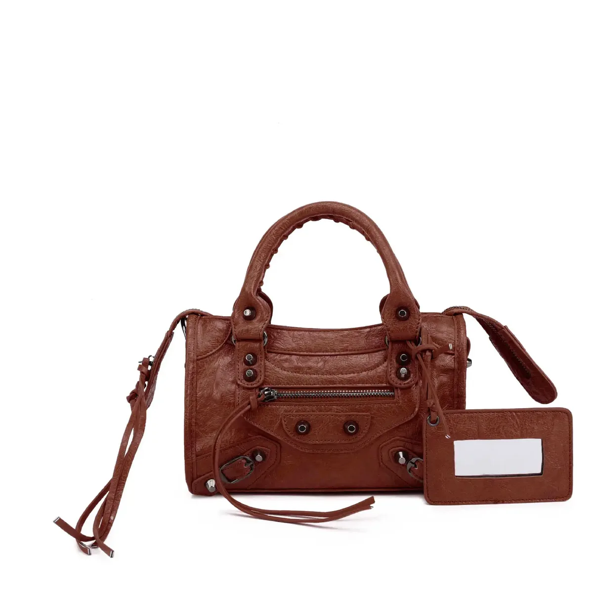 sac fourre-tout pour moto pour femme, grande capacité, sac à bandoulière, sac à main, sac rétro style urbain, sac de voyage pour trajets quotidiens