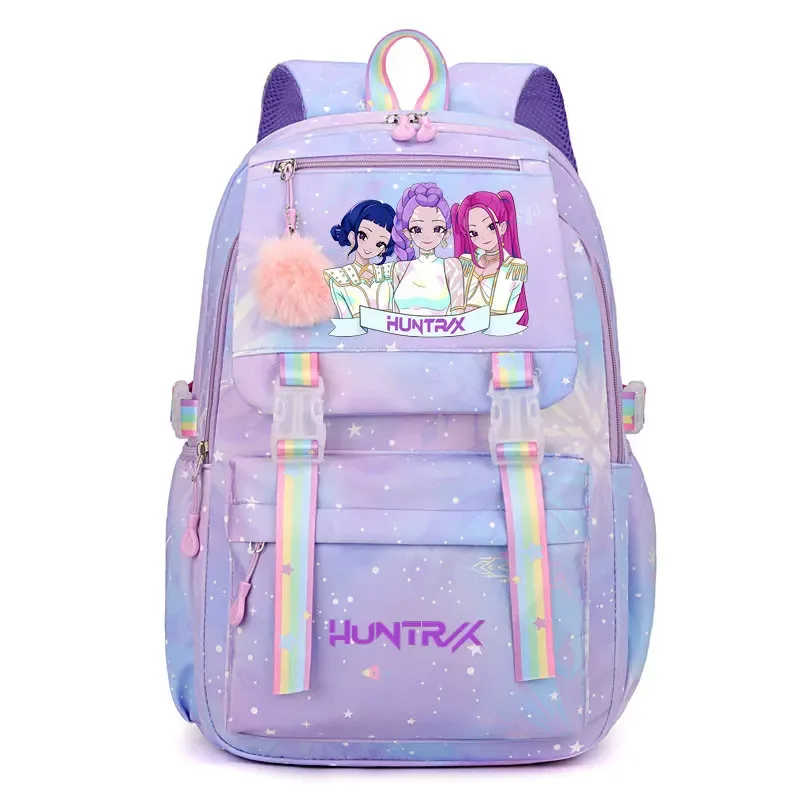 sac à dos kpop demon hunters pour étudiantes, lycéennes, collégiennes, polyvalent, adapté au quotidien et aux activités de plein air