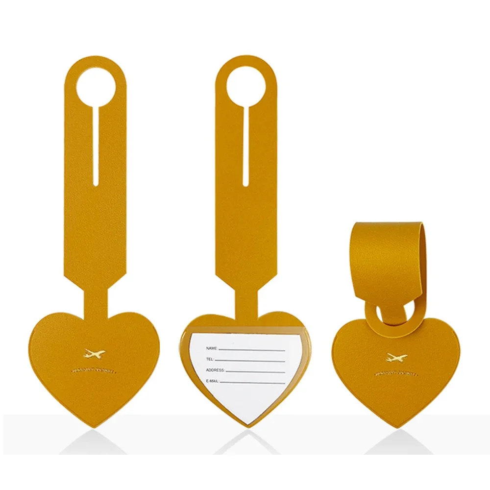 étiquette de bagage en forme de cœur avec lettres personnalisées fantaisie, joli nom personnalisé pour hommes et femmes, logo, cadeau de mariage, accessoires de voyage, diy bricolage