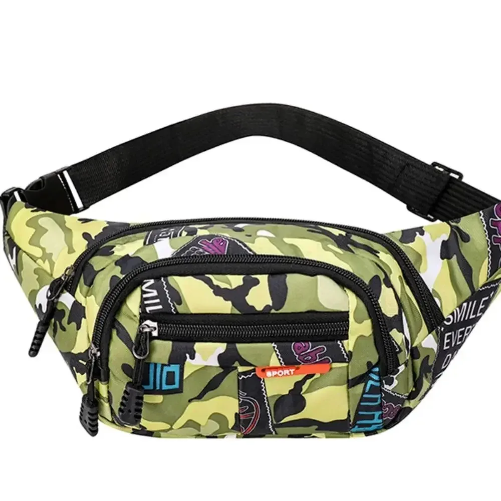 sac banane imperméable de style coréen pour hommes et femmes, sacs en toile de grande capacité, sacs de sport en plein air, poudres de banane, gels
