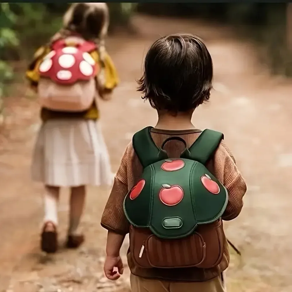 sac à dos champignon pour enfants en bas âge, mini sac de voyage mignon, cadeau d'anniversaire préscolaire pour filles et garçons