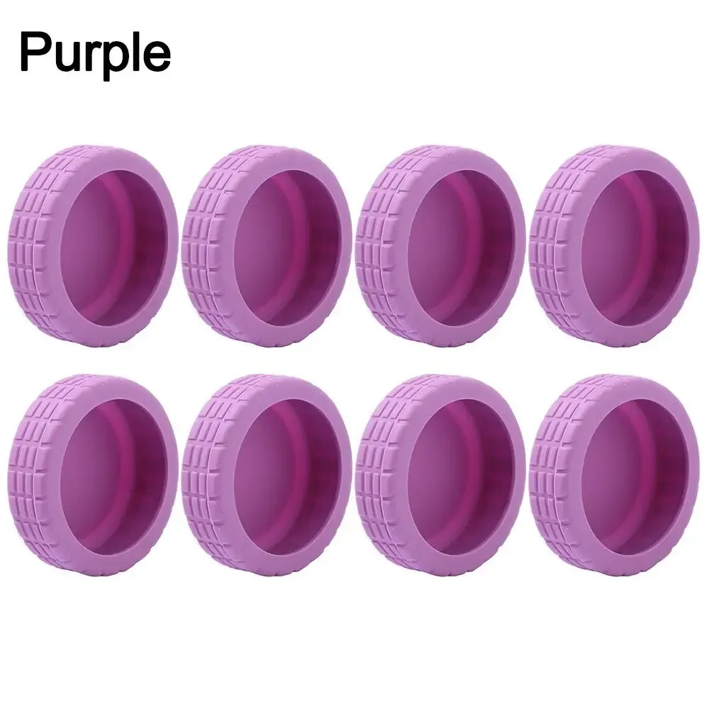 protège-roues de valise en silicone, réduit l'usure des roues, protections silencieuses pour roulettes de bagages de voyage, couvre-roulettes de valise à roulettes