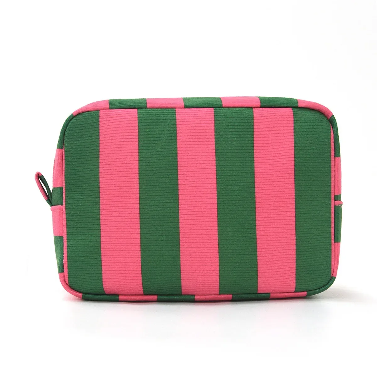 feihong sac cosmétique rayé transfrontalier velours côtelé sac de toilette portable de grande capacité sac de rangement de grande valeur de mode de voyage