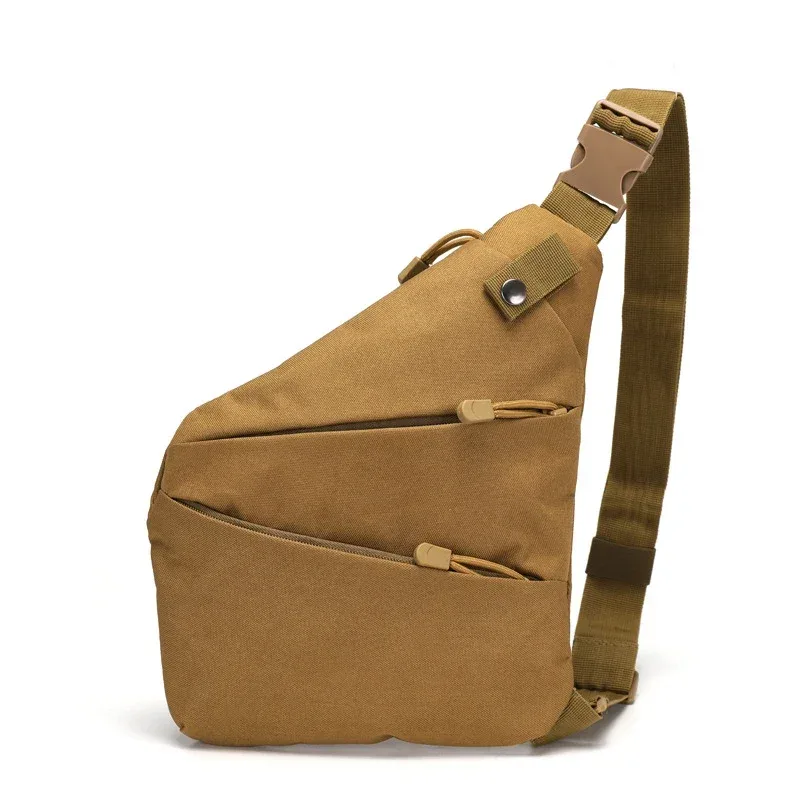 dienqi anti-vol hommes sac de poitrine étanche poitrine pack voyage poche personnelle tactique mâle sac à bandoulière poitrine sac à bandoulière pauch