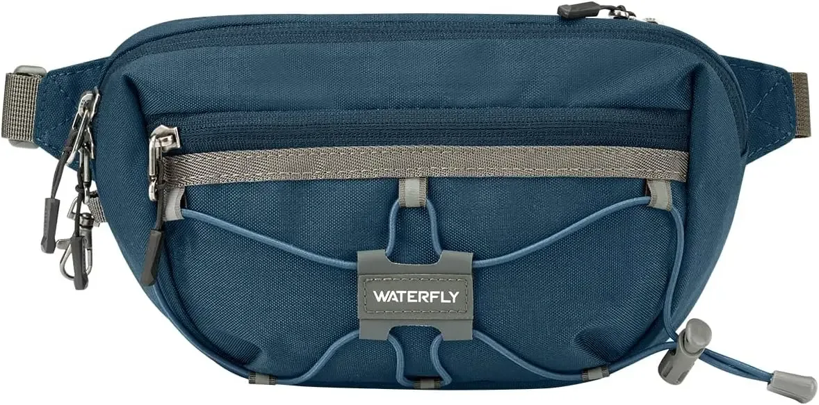 sac banane léger waterfly 1,5 l : blocage rfid, antivol, sac à bandoulière résistant à l'eau pour voyage, edc