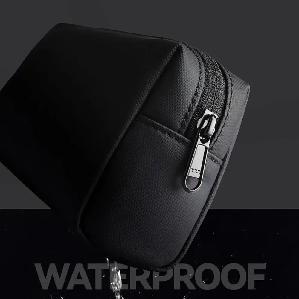 sac de toilette de voyage tendance et durable, imperméable, portable, pour homme, pour voyage d'affaires, décontracté, résistant aux chocs, organisateur de câbles usb