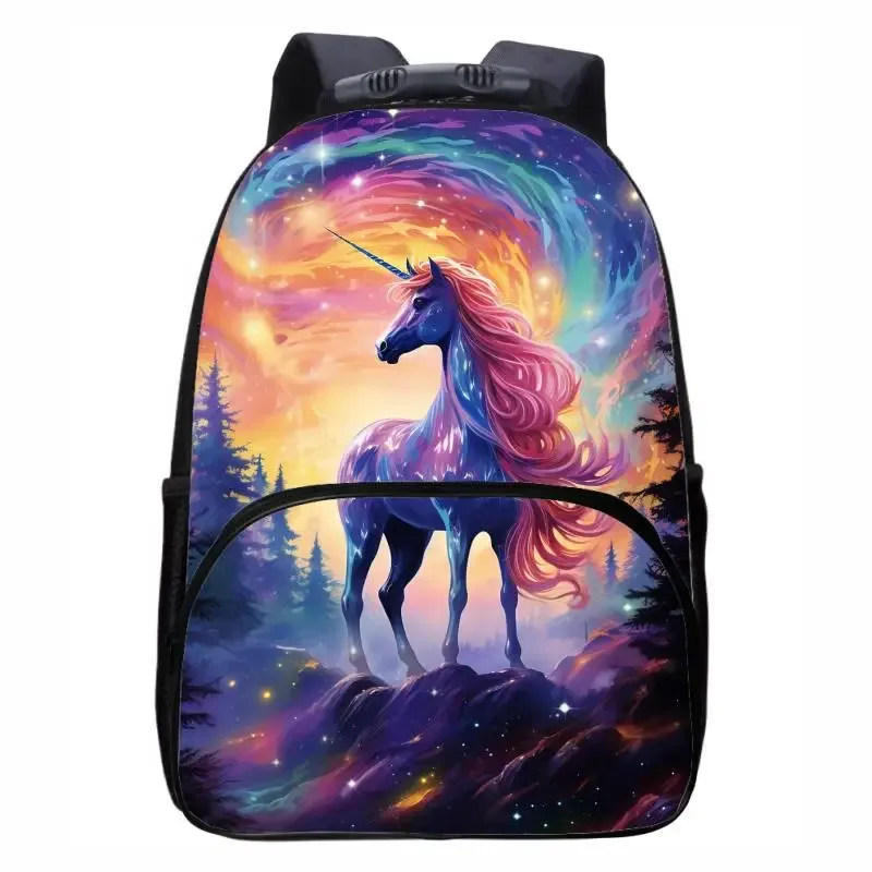 sac à dos licorne pour élèves du primaire et du secondaire, sac à dos à la mode pour hommes et femmes