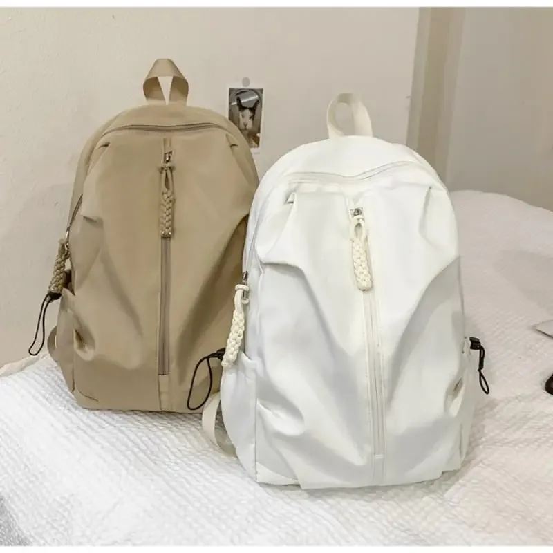 sac à dos de voyage léger au design simple, grande capacité, idéal pour les étudiants et les activités sportives