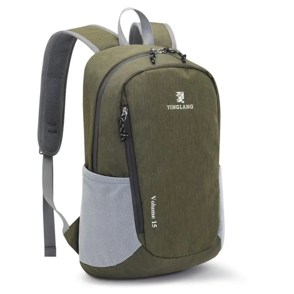 sac de camping en nylon 15l, grande capacité, ultraléger, sac à dos de sport, sac à dos de randonnée décontracté et portable pour l'extérieur