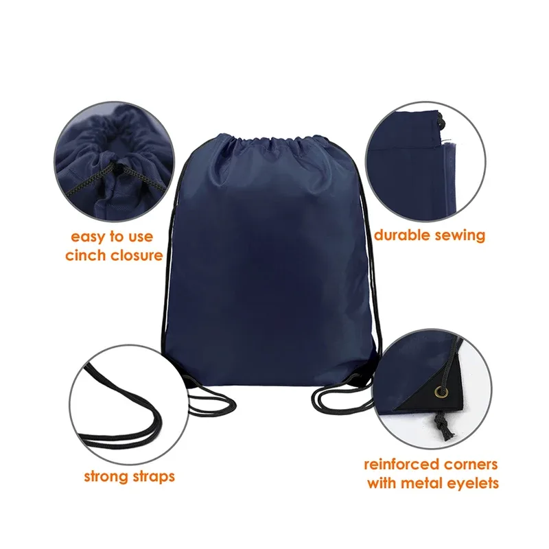 1 pièces unisexe cordon sac à dos en vrac chaîne sac à dos pour hommes et femmes salle de sport voyage sport résistant à l'eau léger