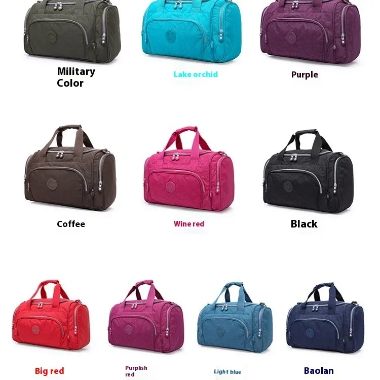 sacs à main en nylon de marque pour femmes, sac de voyage léger, sac de voyage à main, bagage à main pour voyage