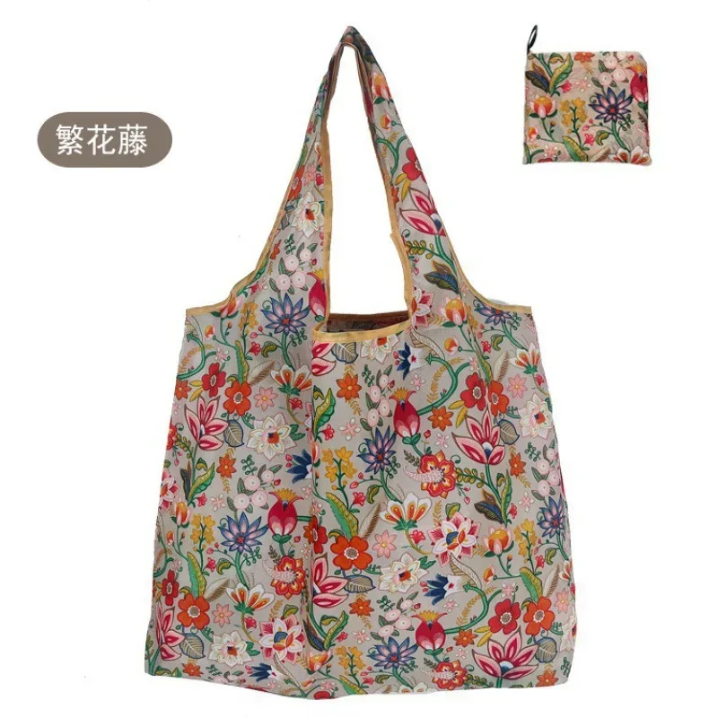 grand sac de courses réutilisable pour femmes, fourre-tout pliable, écologique, réutilisable, pliable, étui d'épicerie, sacs à main, sacs de rangement