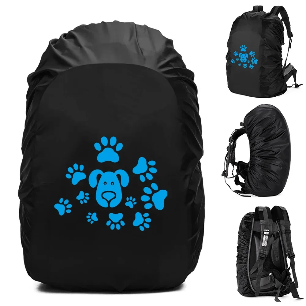 20-70l sac à dos housse de pluie housse anti-poussière pour sac arrière empreintes imprimé étanche camping randonnée sac d'escalade pour housse de pluie