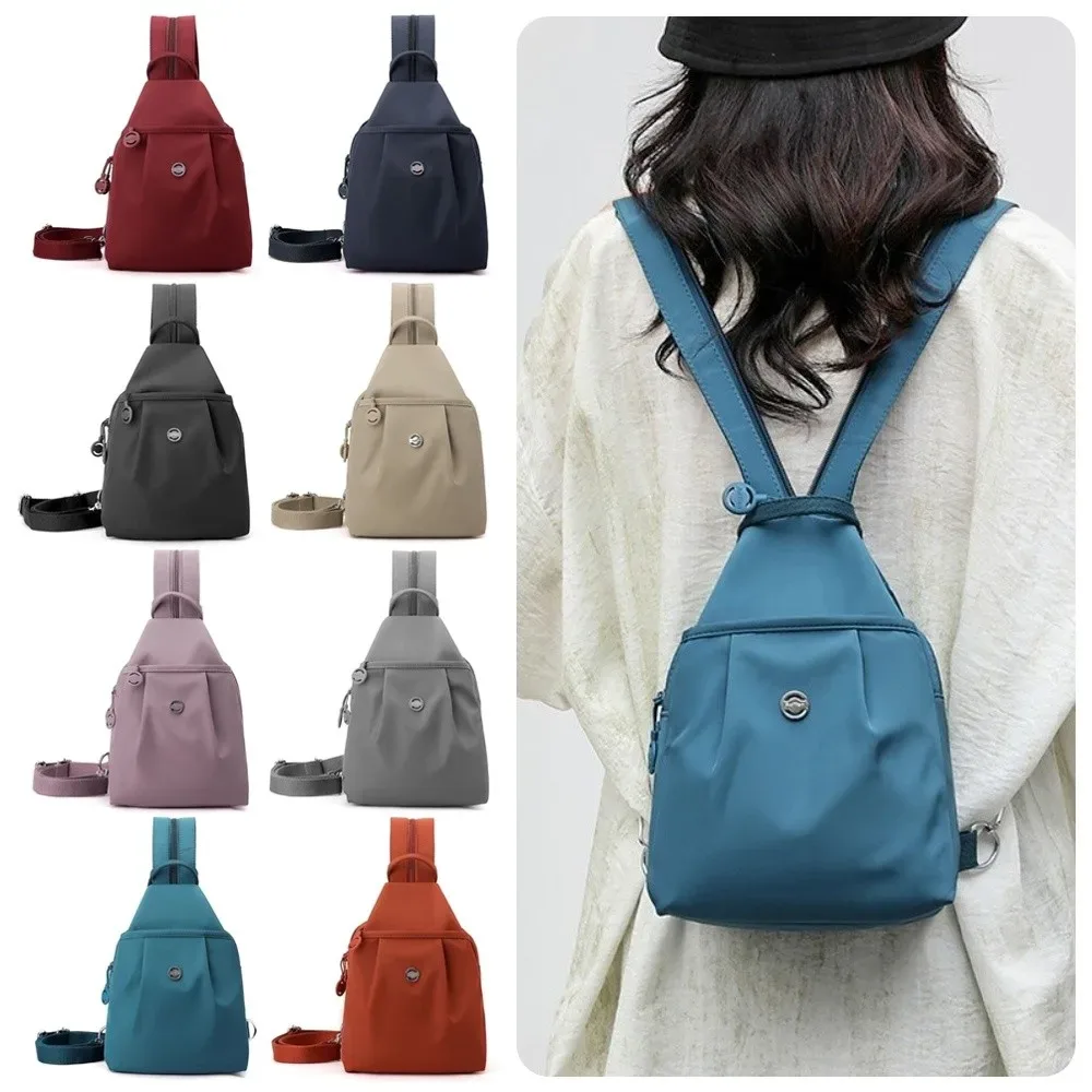 sac à dos en tissu oxford tendance, grande capacité, imperméable, sac de voyage multi-couches, multi-usages, sacs de poitrine, randonnée en plein air