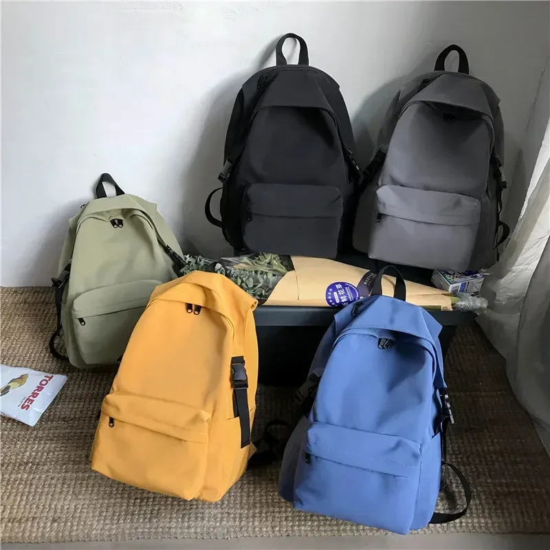 sacs à dos imperméables en nylon pour femmes, sac à bandoulière, grand petit sac à dos de voyage pour adolescentes, cartable d'école, 2023