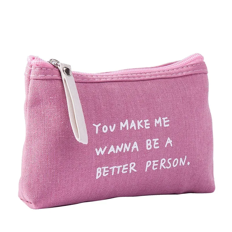 sac à cosmétiques en toile souple imprimé à pois pour femmes, mignon, organisateur de produits de toilette, sacs de maquillage portables, étui de rangement de voyage