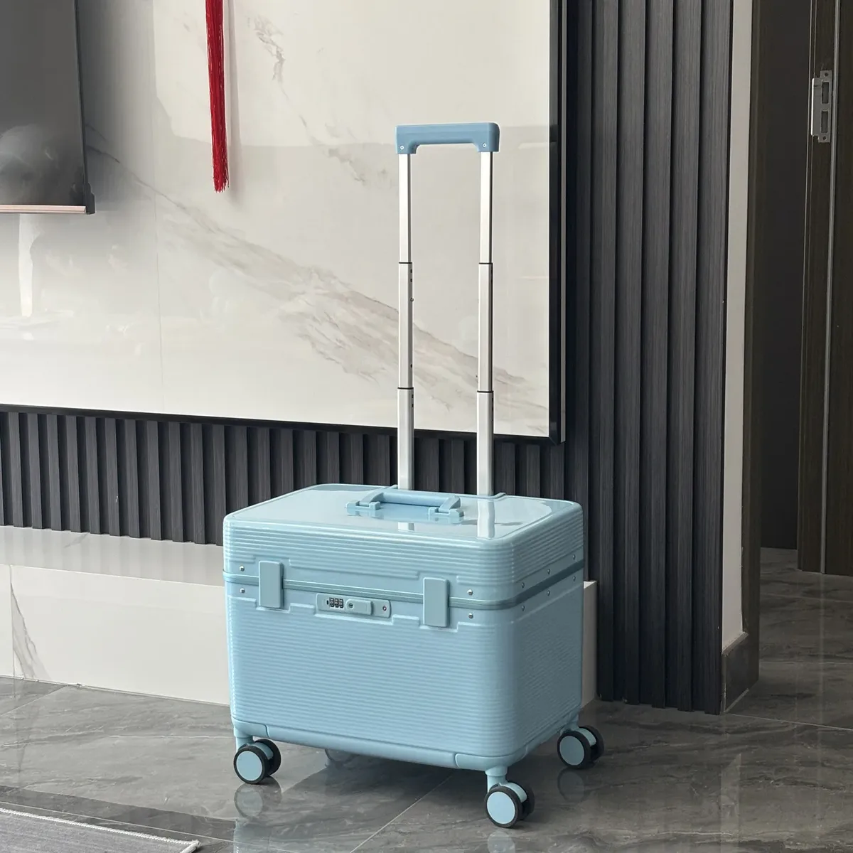 valise à roulettes horizontale à rabat avec cadre en aluminium, 21/23/25 pouces, pour photographie, boîte à outils, miroir mat, valise de voyage