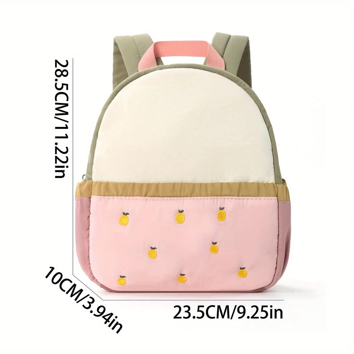 sac à dos personnalisé pour enfants, cadeau parfait, motif pomme mignon, broderie, mini sac pour bébé, pour noël, anniversaire, cadeau d'anniversaire