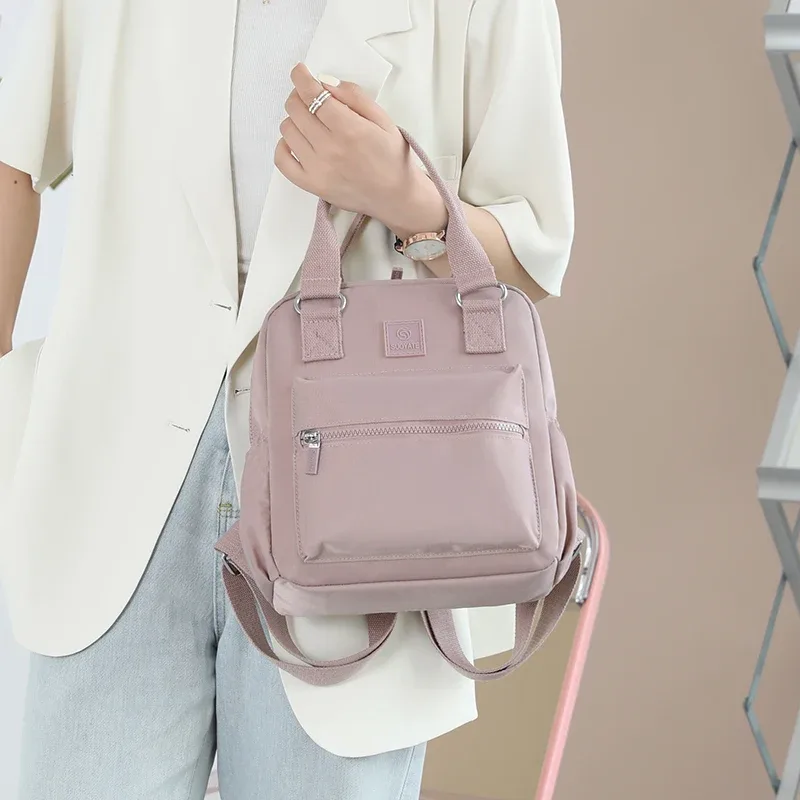 petit sac à dos de voyage en tissu doux durable pour femmes, sac à dos pour filles, sac à dos pour le shopping, style azole, haute qualité, mode, sac