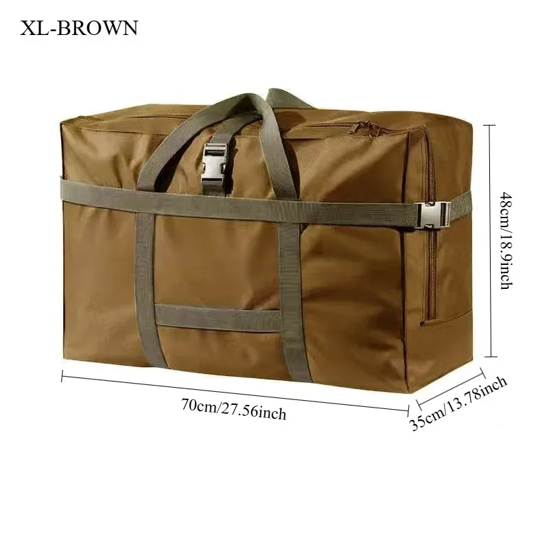 grand sac de voyage pliable et imperméable, sac à main durable, design peu encombrant pour valise à roulettes