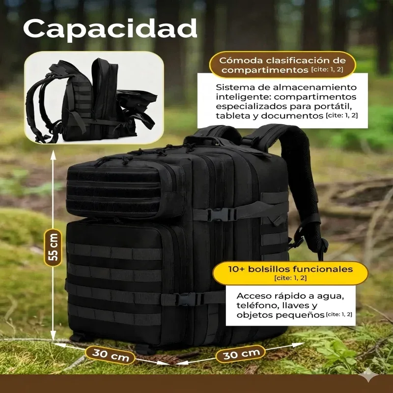 sac à dos de voyage 50l/32l, sac à dos de mode pour femmes et hommes, sac à dos multifonctionnel pour la randonnée, l'escalade et le camping.