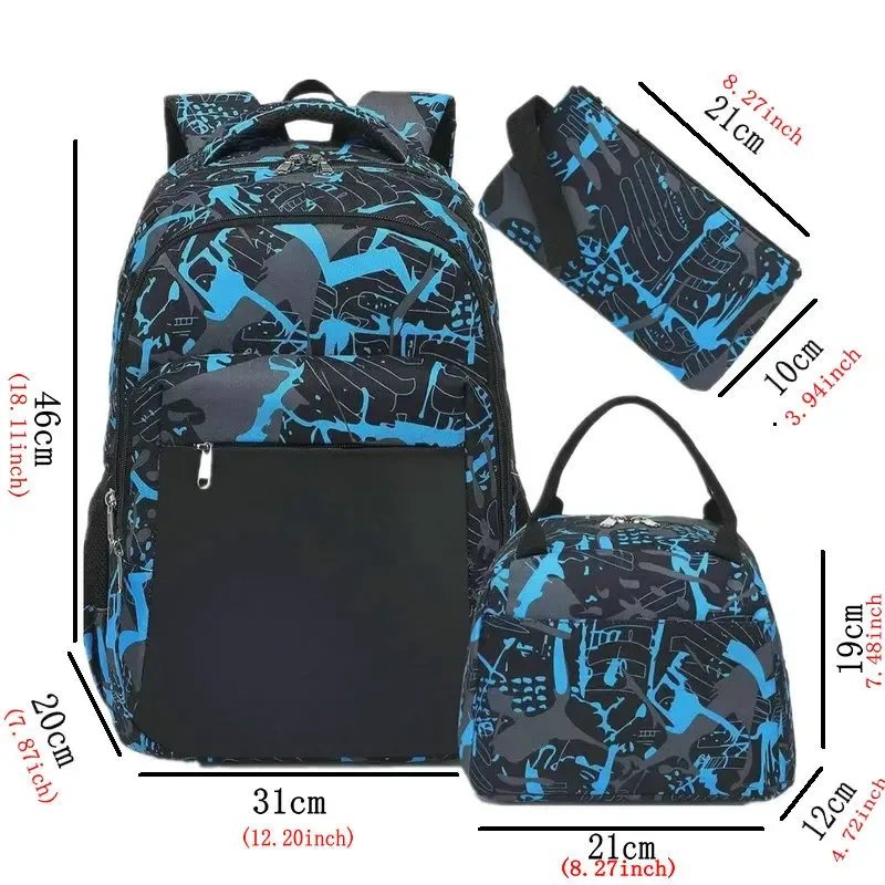 sacs d'école décontractés kpop demon hunter pour garçons et filles, sac à dos étanche de grande capacité pour ordinateur portable, sac à dos de voyage mochilas