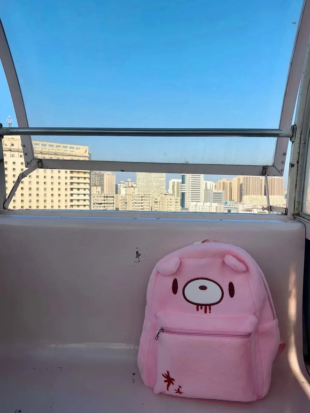 sac à dos ours en peluche rose y2k, sac de poupée mignon et effrayant, sac à dos gothique punk en forme d'animal en peluche, pour femmes et filles, streetwear harajuku, cadeau