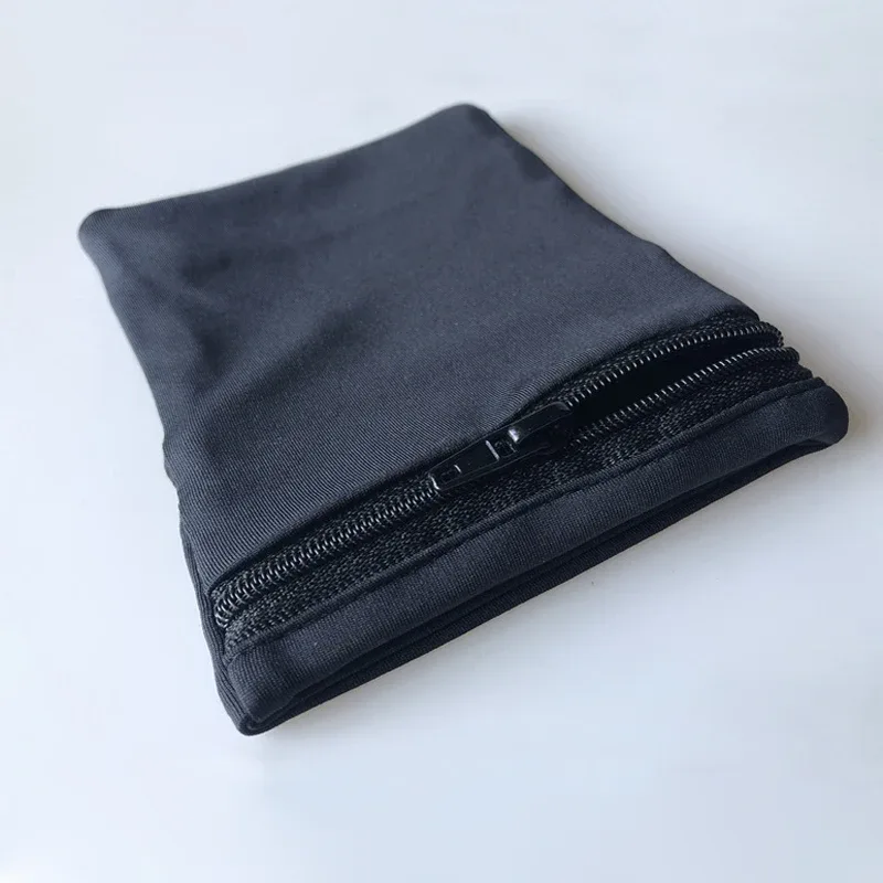 pochette portefeuille de voyage, pochette portable, fermeture éclair, sac de sport, ceinture de poignet, sac course femmes hommes multifonctionnel sac de rangement étui
