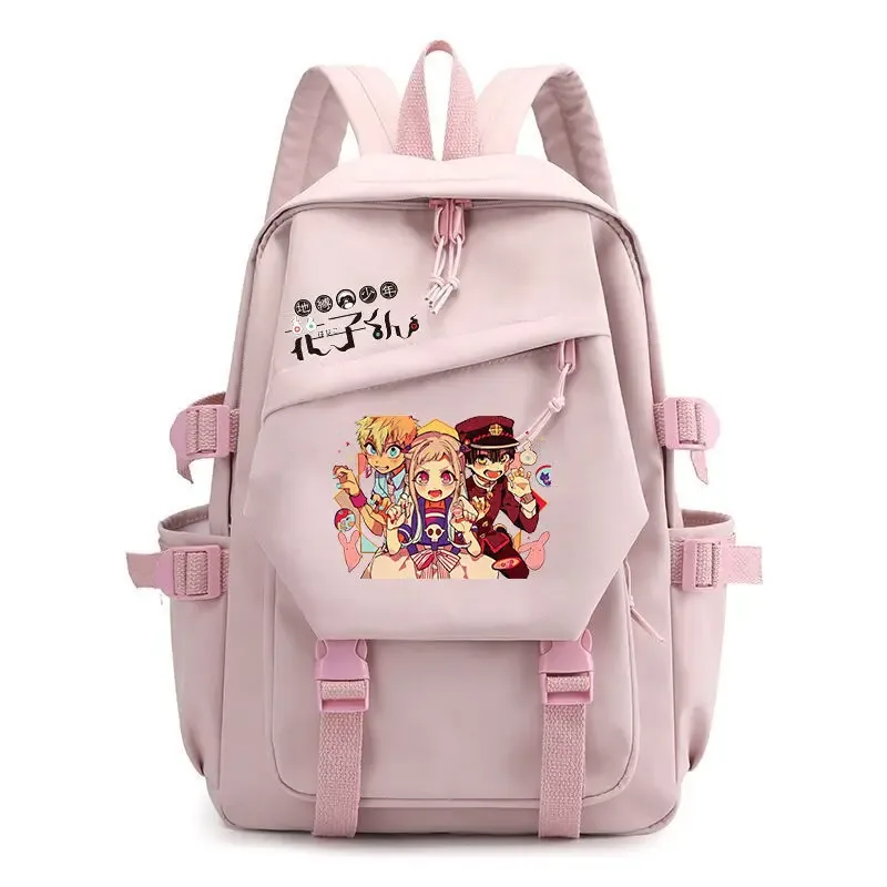 sac à dos hanako kun lié aux toilettes, sac d'école de dessin animé hanako yashiro nene minamoto kou, cartable de voyage pour étudiants de grande capacité