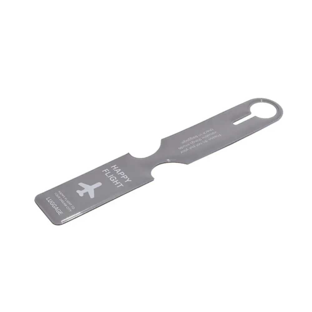 étiquette de bagage en pvc pour carte d'embarquement, étiquette nominative pour bagages, carte d'information, étiquette de valise d'avion, étiquette d'adresse