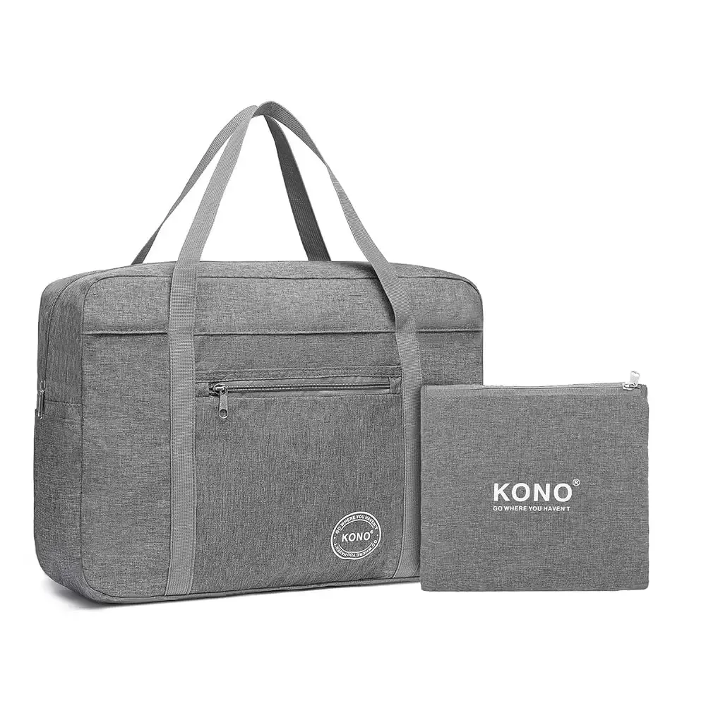 kono-sac à bagages pliable en nylon pour avion, léger et résistant, idéal pour le voyage