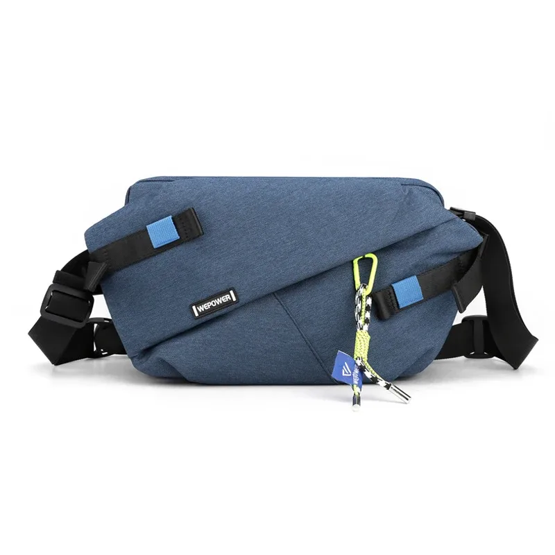 sacs banane en nylon de haute qualité avec empiècements, nouvelle marque 2026, sac de poitrine unisexe, sac bandoulière décontracté pour voyage et extérieur, sacs de ceinture pour hommes