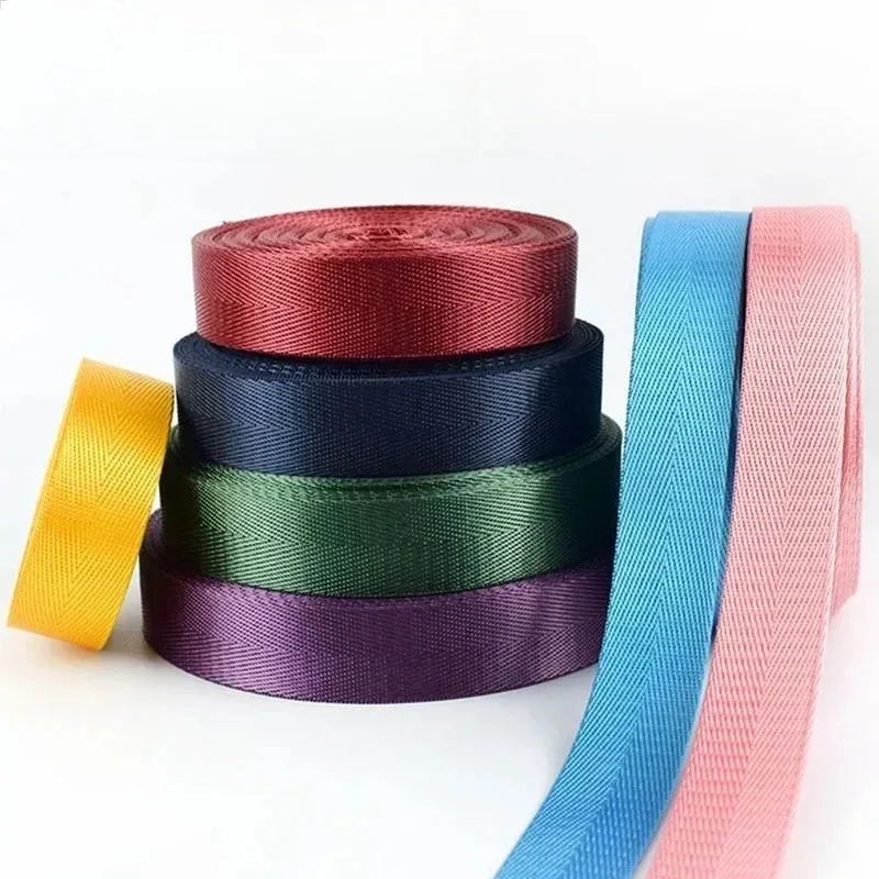 sangle en nylon de 2 mètres pour sac à dos, collier de chien, harnais, sangle de sac à dos d'extérieur, pièces de couture pour sacs