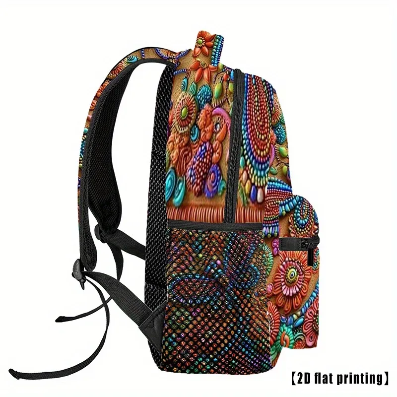 sac à dos de sport de plein air unisexe libellule colorée, sac de voyage pour couple, bretelles réglables et confortables, adapté à la randonnée