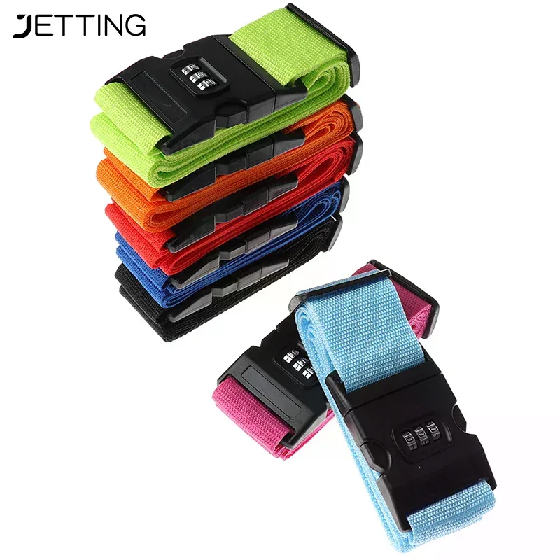 sangle de bagage en nylon réglable, 1 pièce, sangle à boucle pour valise de voyage, accessoires de voyage, emballage de valise, ceinture de sécurité