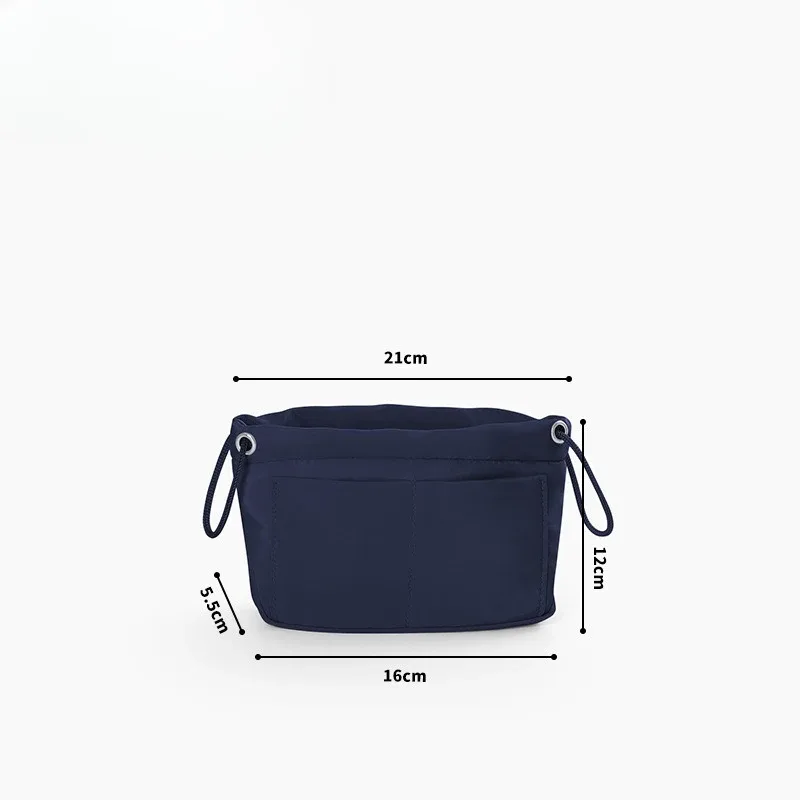 organisateur de sac à main multifonctionnel simple et élégant avec séparateurs pour le rangement de cosmétiques et de maquillage