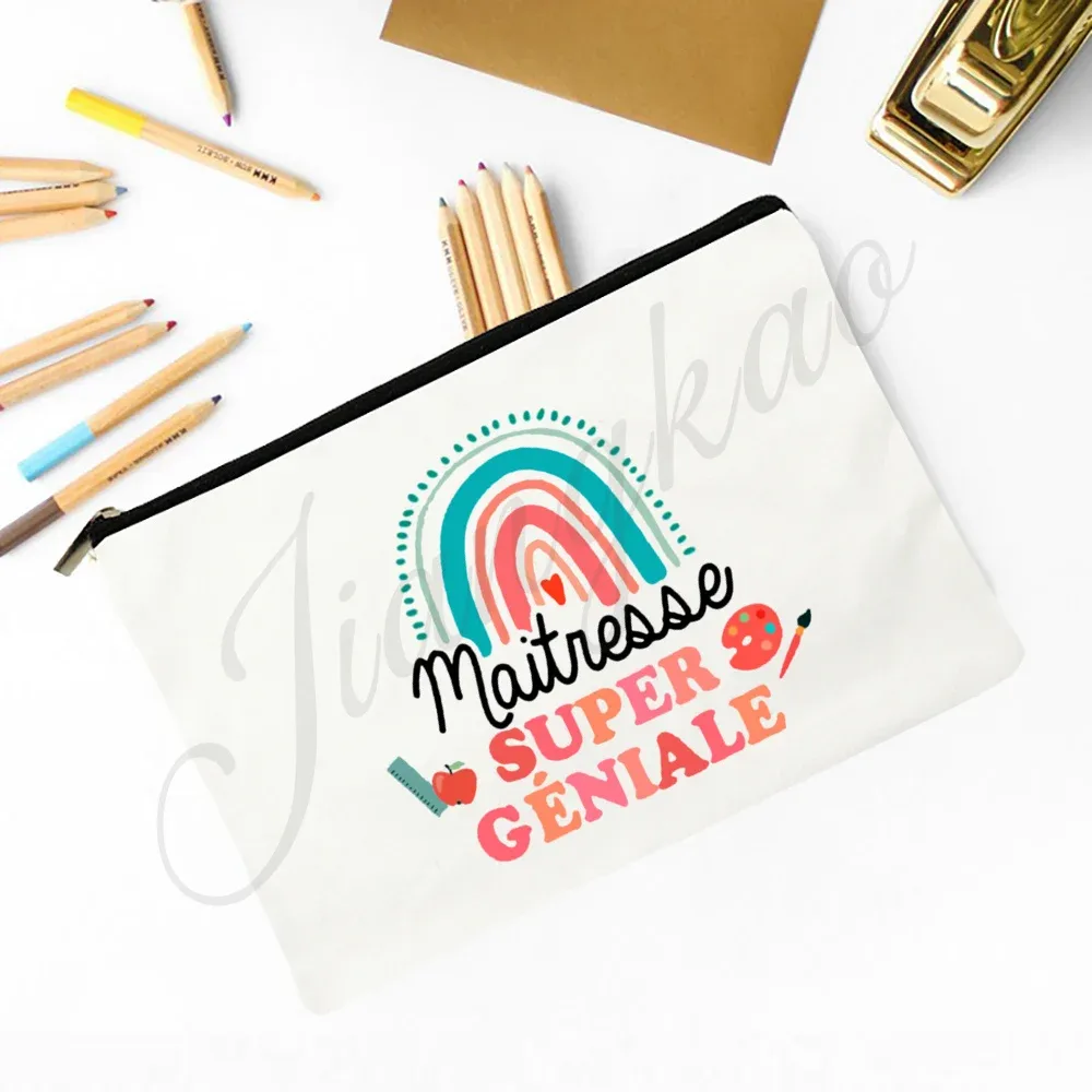 un merveilleux professeur difficile à trouver difficile à laisser impossible pour oublier un sac à crayons imprimé trousse de toilette de maquillage cadeau pour les enseignants