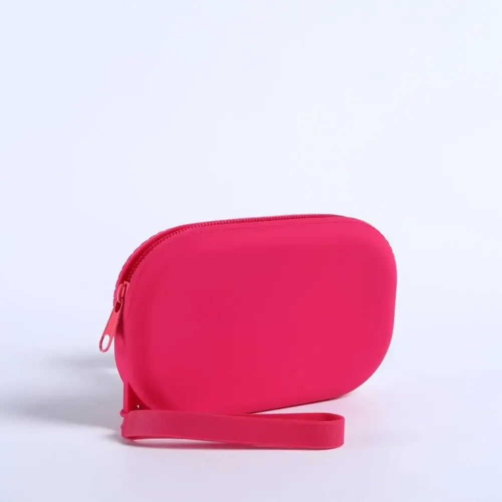 sac de rangement de cosmétiques en silicone, sac à main portable de voyage, organisateur de produits de toilette, sacs de maquillage à fermeture éclair, pochette étanche multifonctionnelle