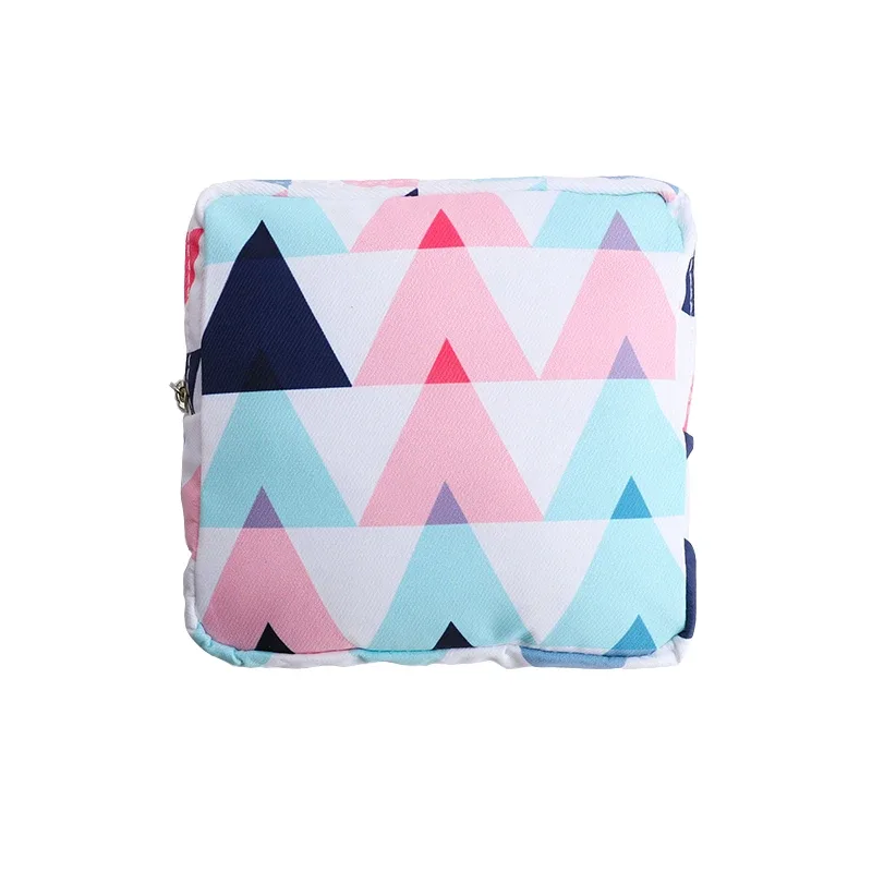 petit sac à cosmétiques de voyage pour femmes, trousse de maquillage rouge à lèvres pour filles, sac à serviettes hygiéniques, étui pour 03/présidence, sacs de rangement