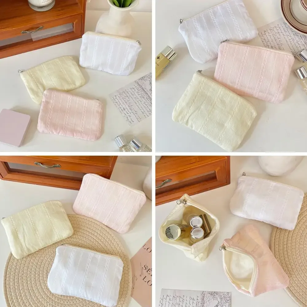 kawaii – mini sac à cosmétiques de voyage, pochette de rangement pour maquillage, rouge à lèvres, sac de rangement pour câble de données pour écouteurs, sac de rangement pour serviettes hygiéniques