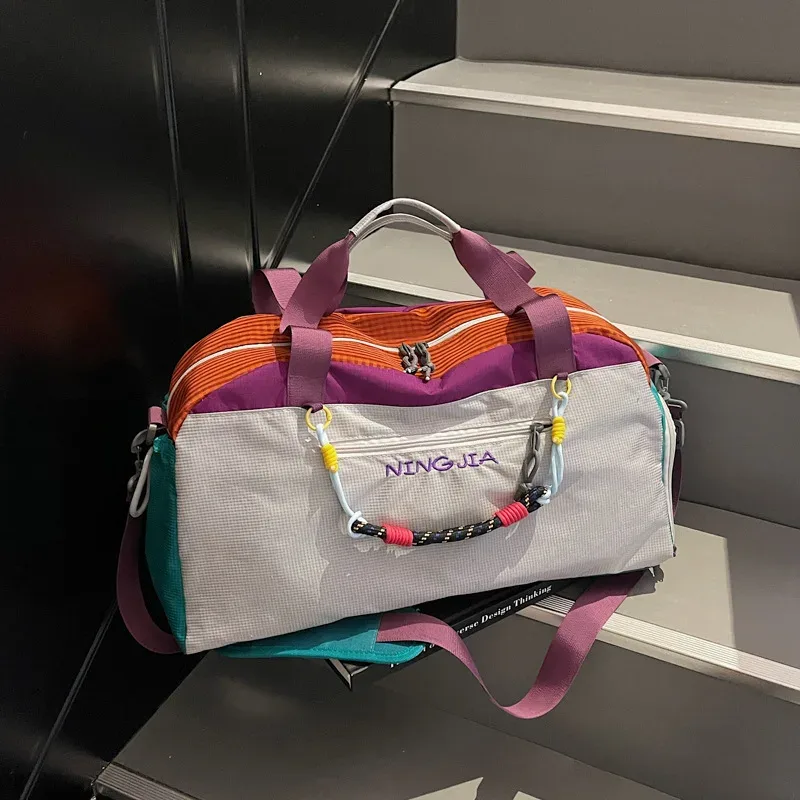 Sac de voyage Weekender pour hommes, sac de sport pour femmes, sac d'hôpital pour le travail et la maternité, sac de nuit, sac de voyage polochon, bagage à main
