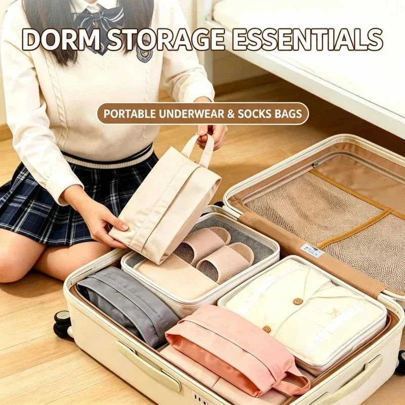 sac de rangement pour sous-vêtements, sac de voyage, sacs de tri pour soutien-gorge, sous-vêtements et chaussettes, sacs de maquillage résistants à l'usure, pochette de rangement pour vêtements