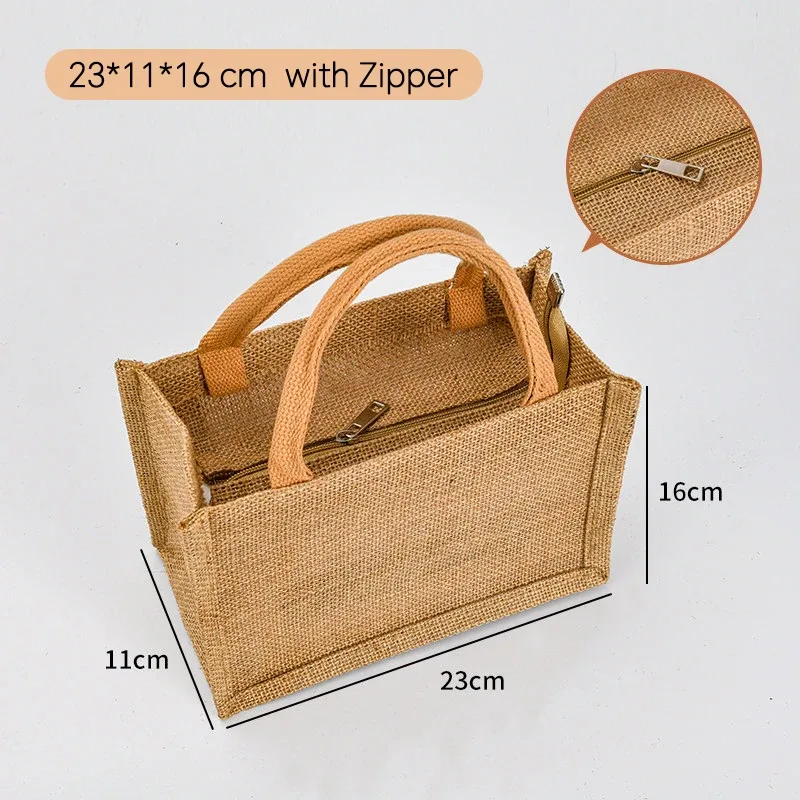 lot de 100 sacs fourre-tout en toile de jute personnalisés, sacs d'épicerie, sacs de plage, sacs cadeaux de mariage et d'anniversaire, sacs laminés avec logo, vente en gros