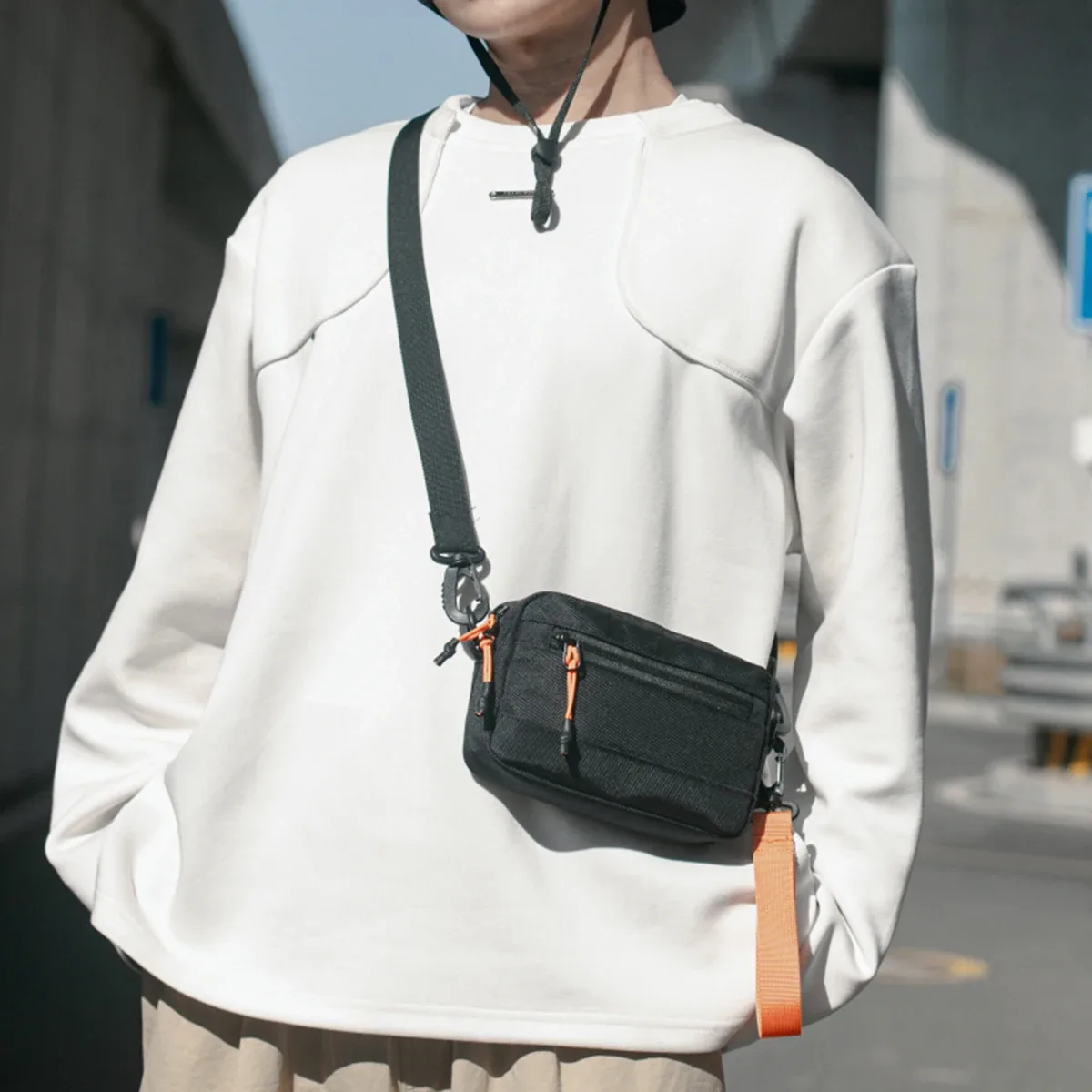 sac à bandoulière simple et décontracté, large sangle d'épaule, sac à bandoulière de grande capacité pour femmes, sac à bandoulière pour téléphone portable